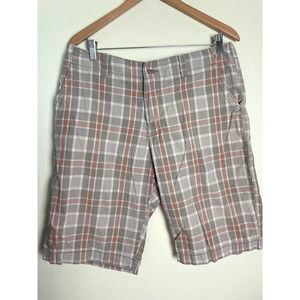 Old Navy Shorts Men's 32 Plaid Light Wash Golf